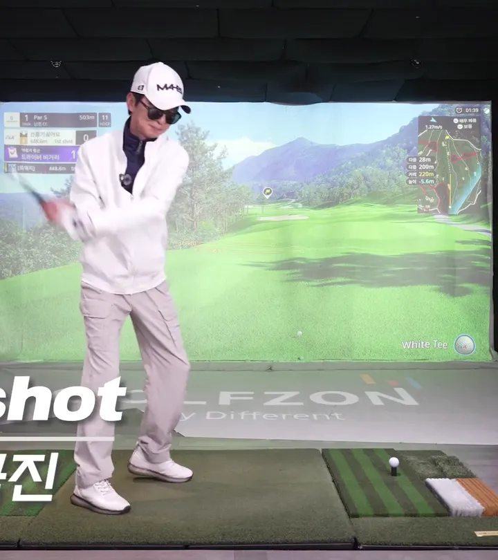 김국진 ② 백스윙 중간